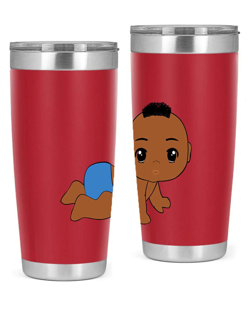 black baby boy 9#- black men - boys- tumbler