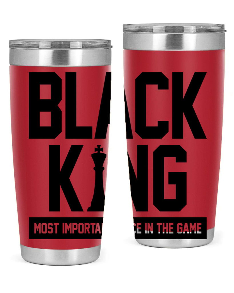 black king 199#- black words phrases- Cotton Tank