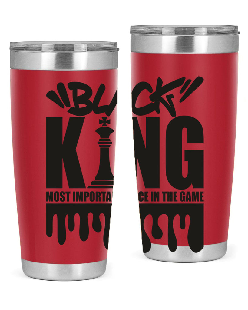 black king 214#- black words phrases- Cotton Tank