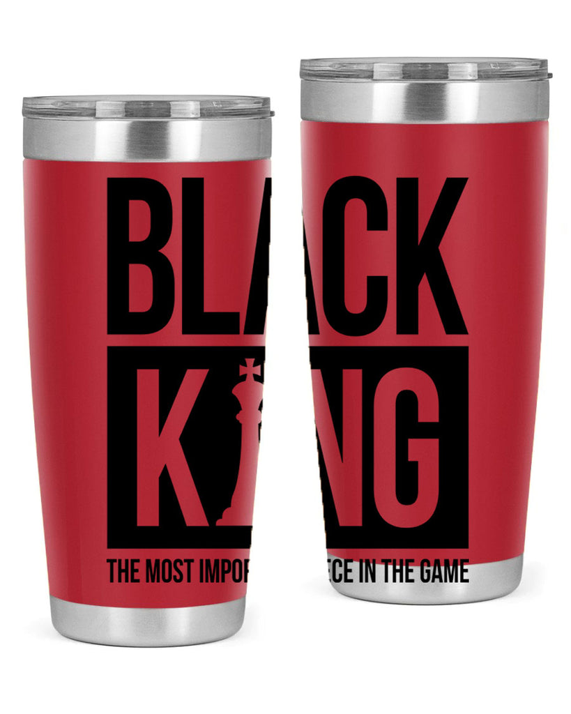 black king 234#- black words phrases- Cotton Tank