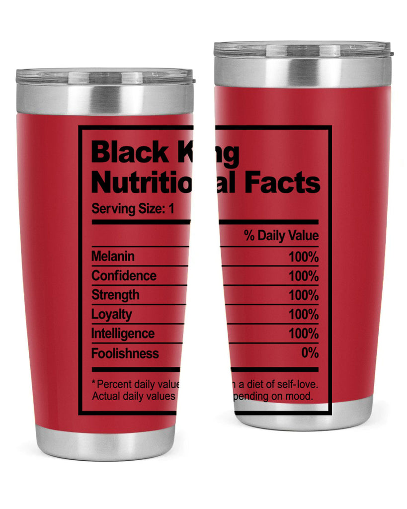 black king nutritional facts 231#- black words phrases- Cotton Tank