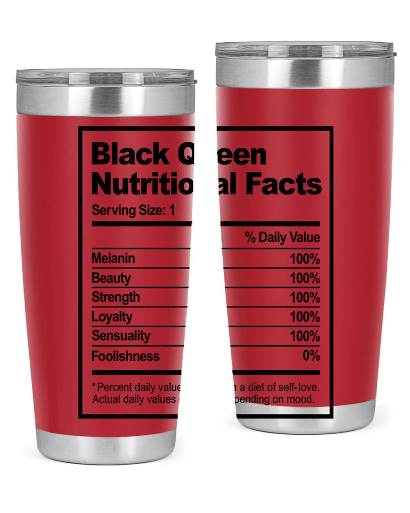 black queen nutritional facts 219#- black words phrases- Cotton Tank