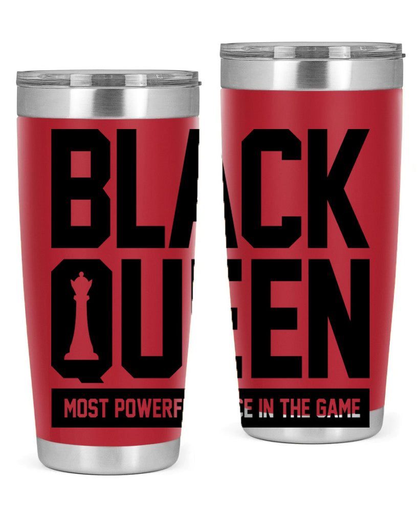 black queenchess 194#- black words phrases- Cotton Tank