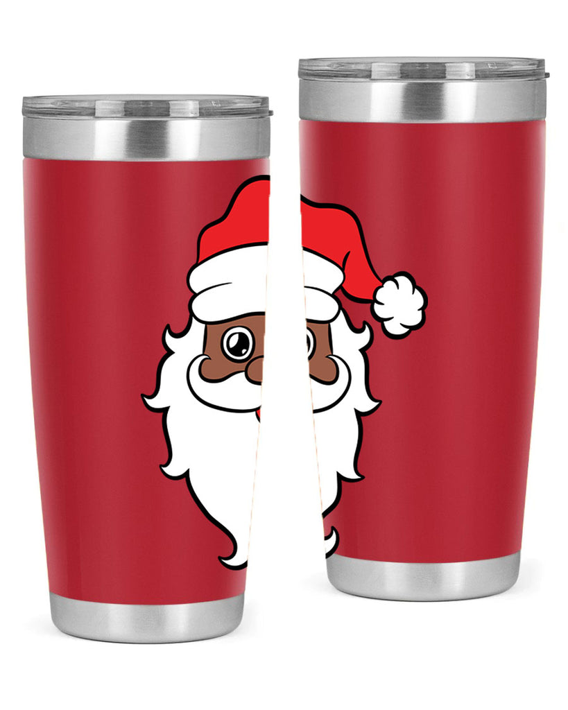 black santa 25#- black men - boys- tumbler
