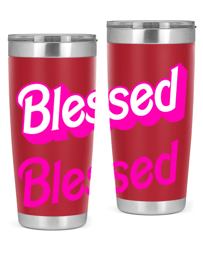 blessed barbie 193#- black words phrases- Cotton Tank