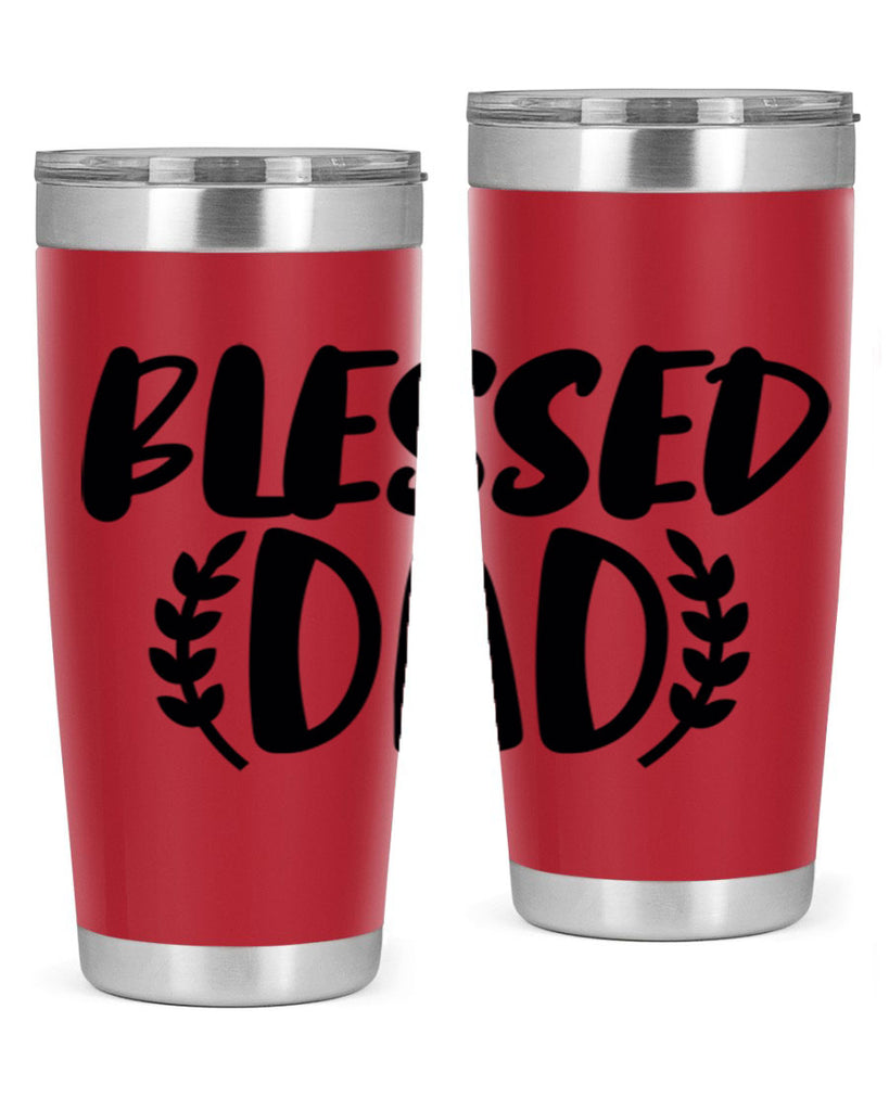 blessed dad 36#- dad- Tumbler
