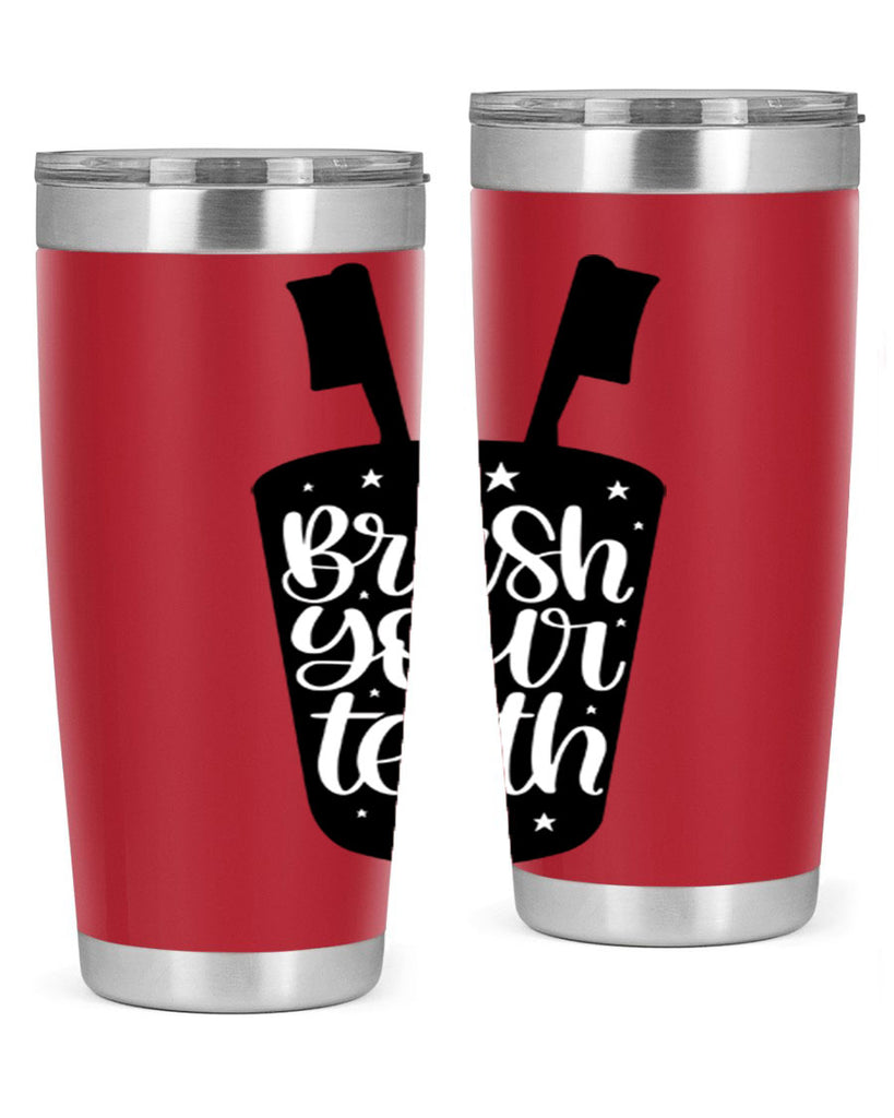 brush your teeth 45#- bathroom- Tumbler