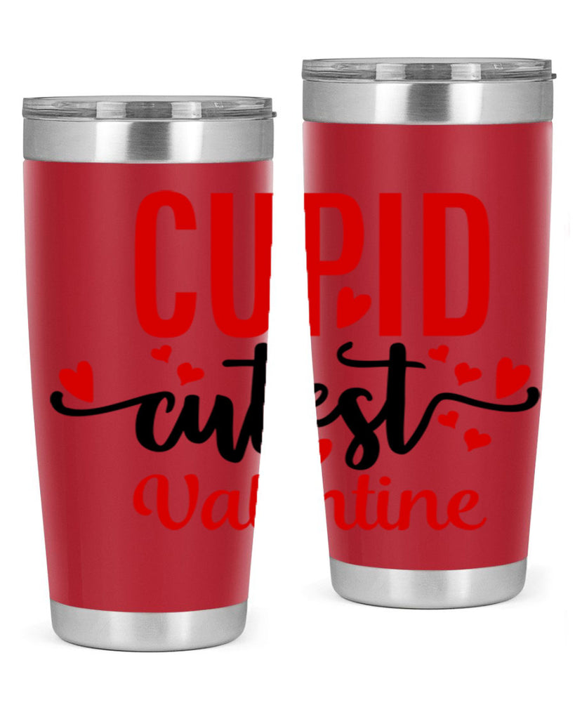 cupid cutest valentine 80#- valentines day- Tumbler