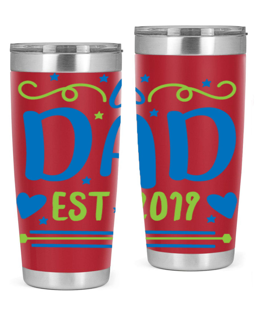 dad est 99#- fathers day- Tumbler