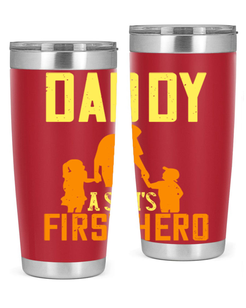 daddy a sons first hero 249#- fathers day- Tumbler