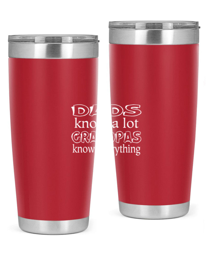dads know a lot 17#- dad- Tumbler