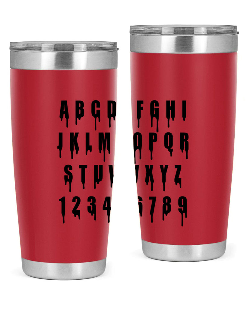 drip font 164#- black words phrases- Cotton Tank