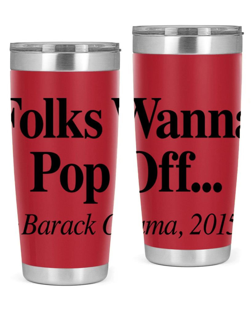 folks wanna pop off 151#- black words phrases- Cotton Tank