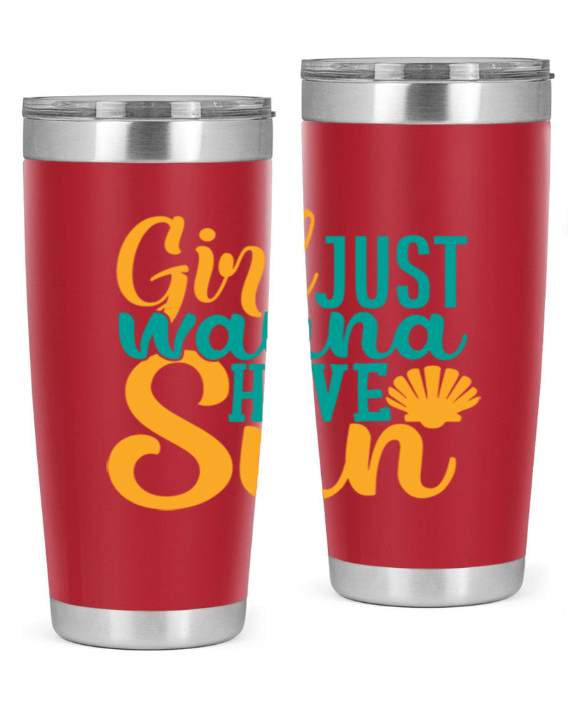 girls just wanna have sun Style 101#- summer- Tumbler
