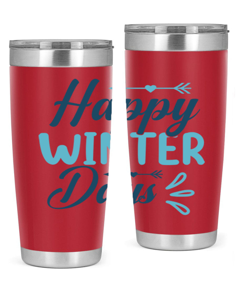 happy winter days 120#- winter- Tumbler
