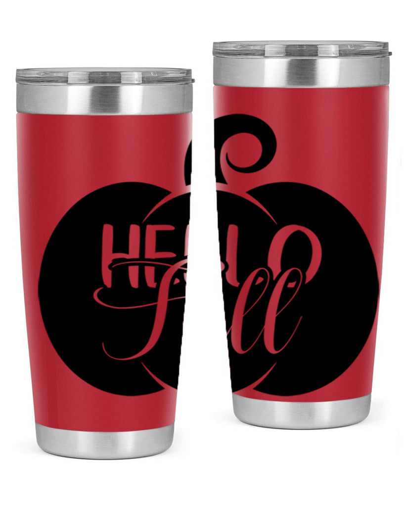 hello fall 275#- fall- Tumbler