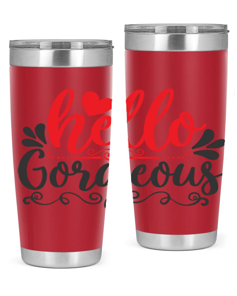 hello gorgeous Style 155#- make up- Tumbler