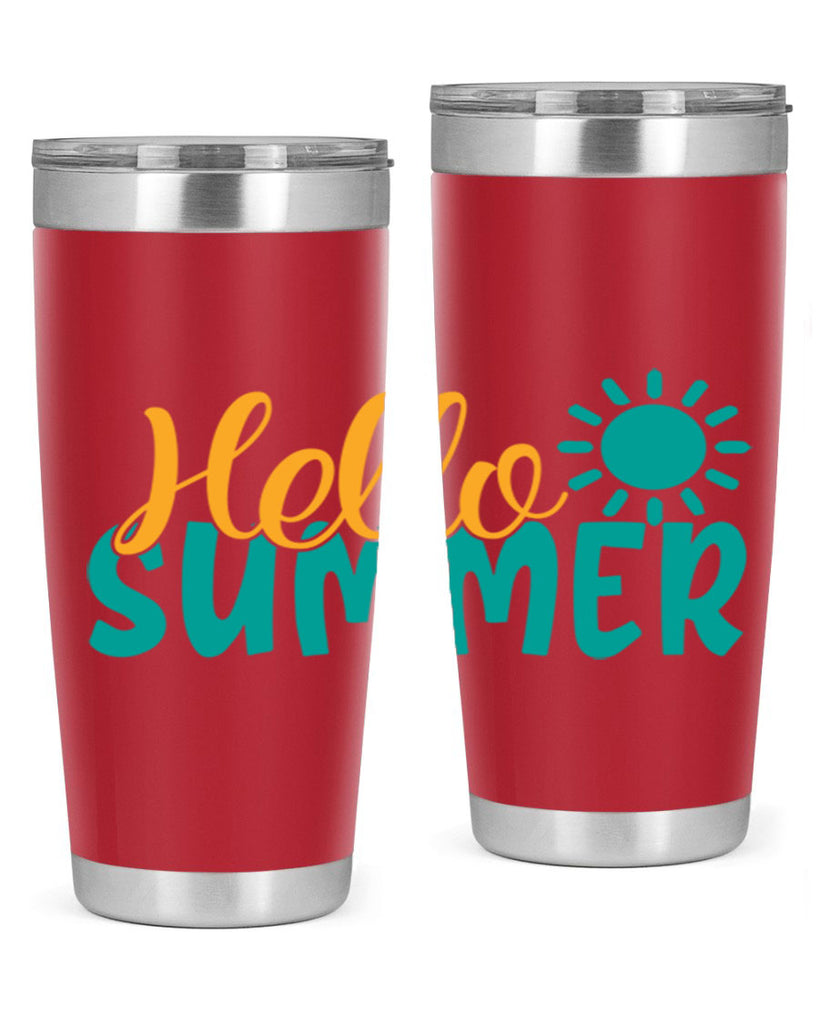 hello summer Style 98#- summer- Tumbler