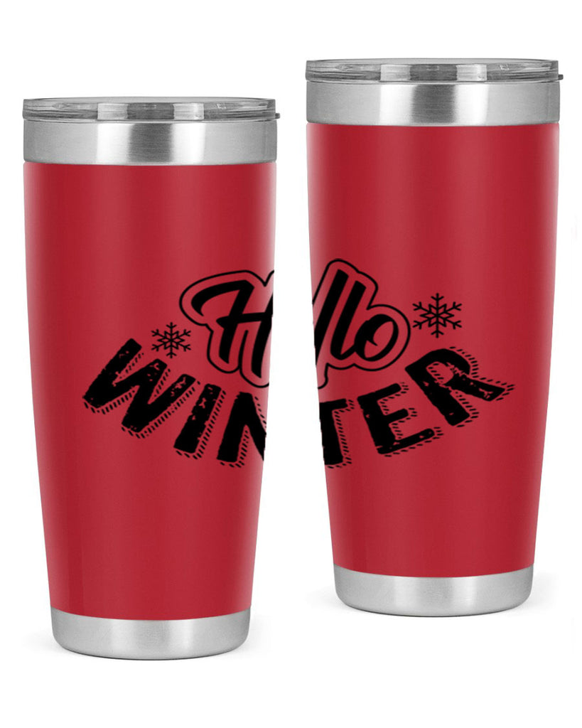 hello winter 169#- winter- Tumbler
