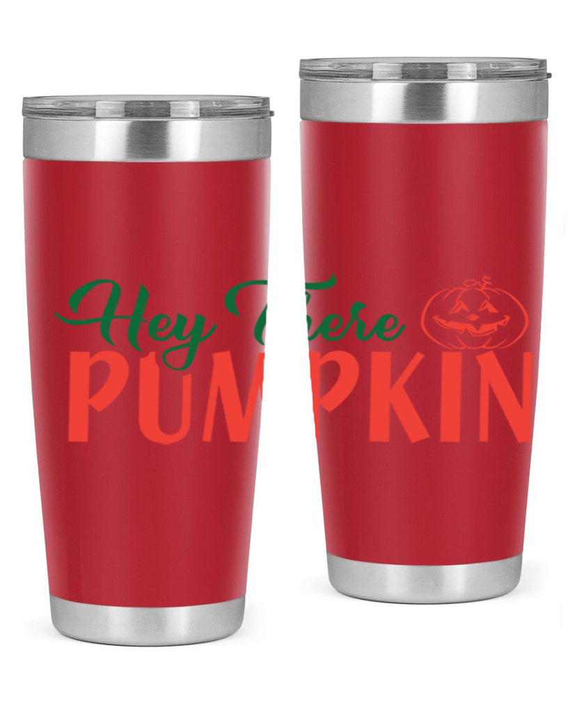 hey there pumpkin 305#- fall- Tumbler