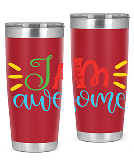i am awesome Style 18#- autism- Tumbler