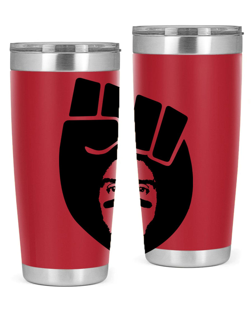 kaepernick fist hair 22#- black men - boys- tumbler