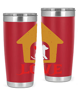 love Style 161#- dog- Tumbler