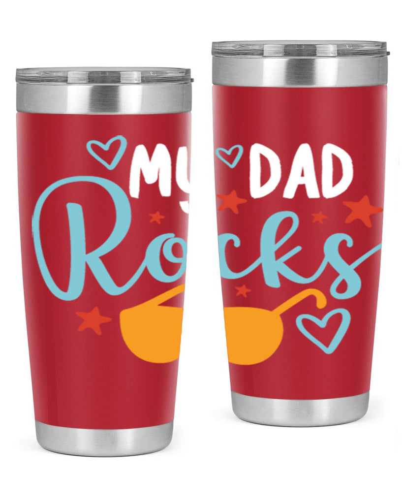 my dad rocks 83#- fathers day- Tumbler