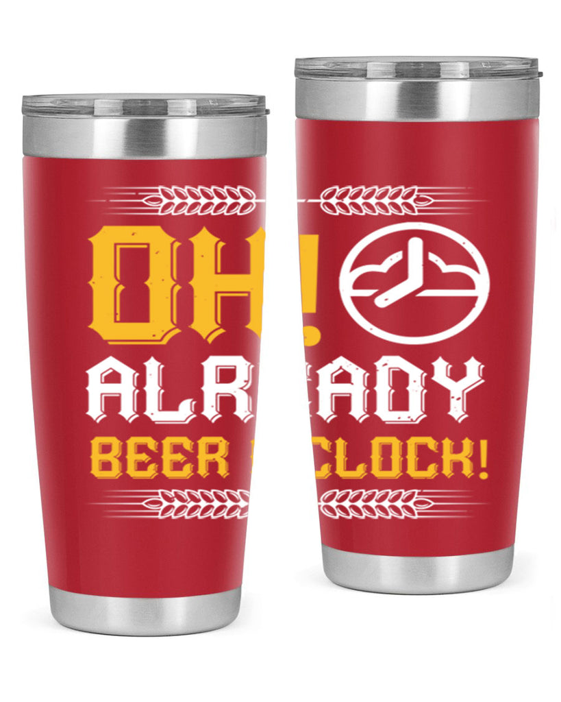oh already beer oclock 54#- beer- Tumbler
