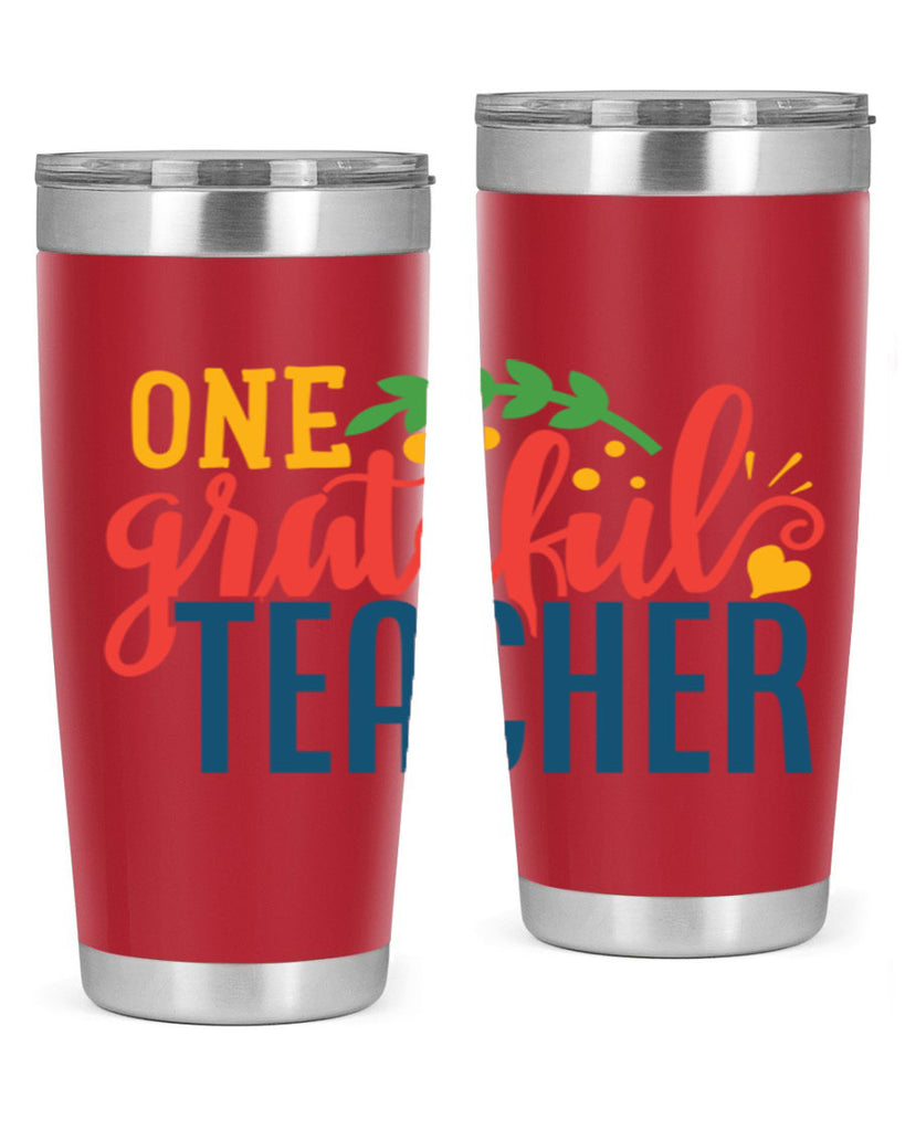one grateful teacher Style 167#- teacher- tumbler