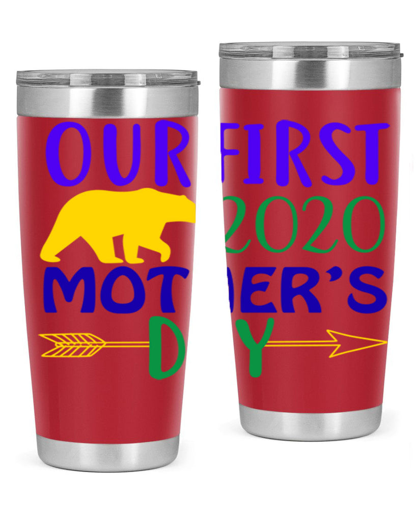 our first mothers day 4#- mardi gras- Tumbler