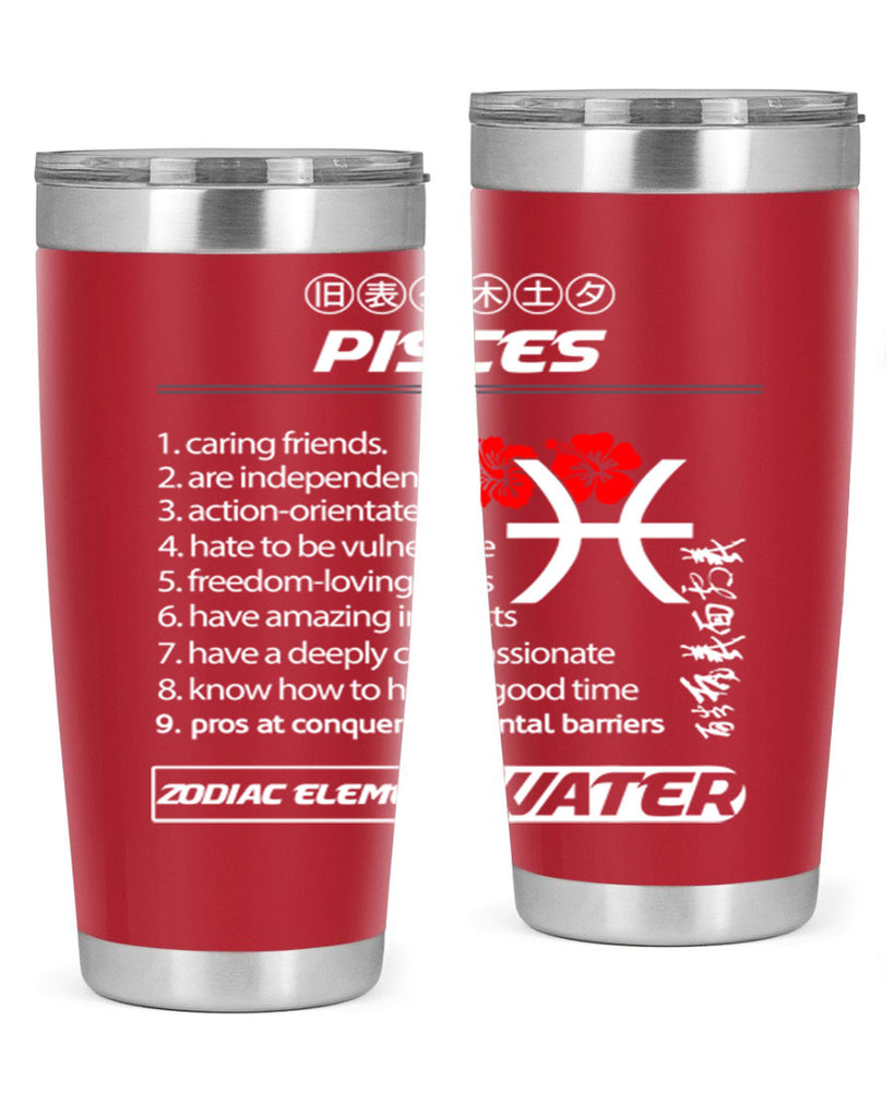 pisces 356#- zodiac- Tumbler