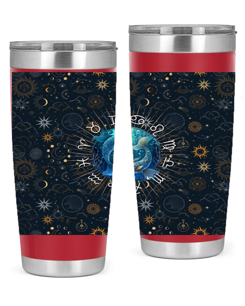 pisces Straight 366#- zodiac- Tumbler