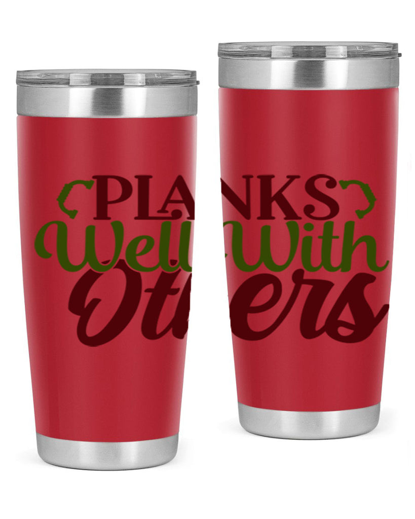 planks well with others 25#- gym- Tumbler