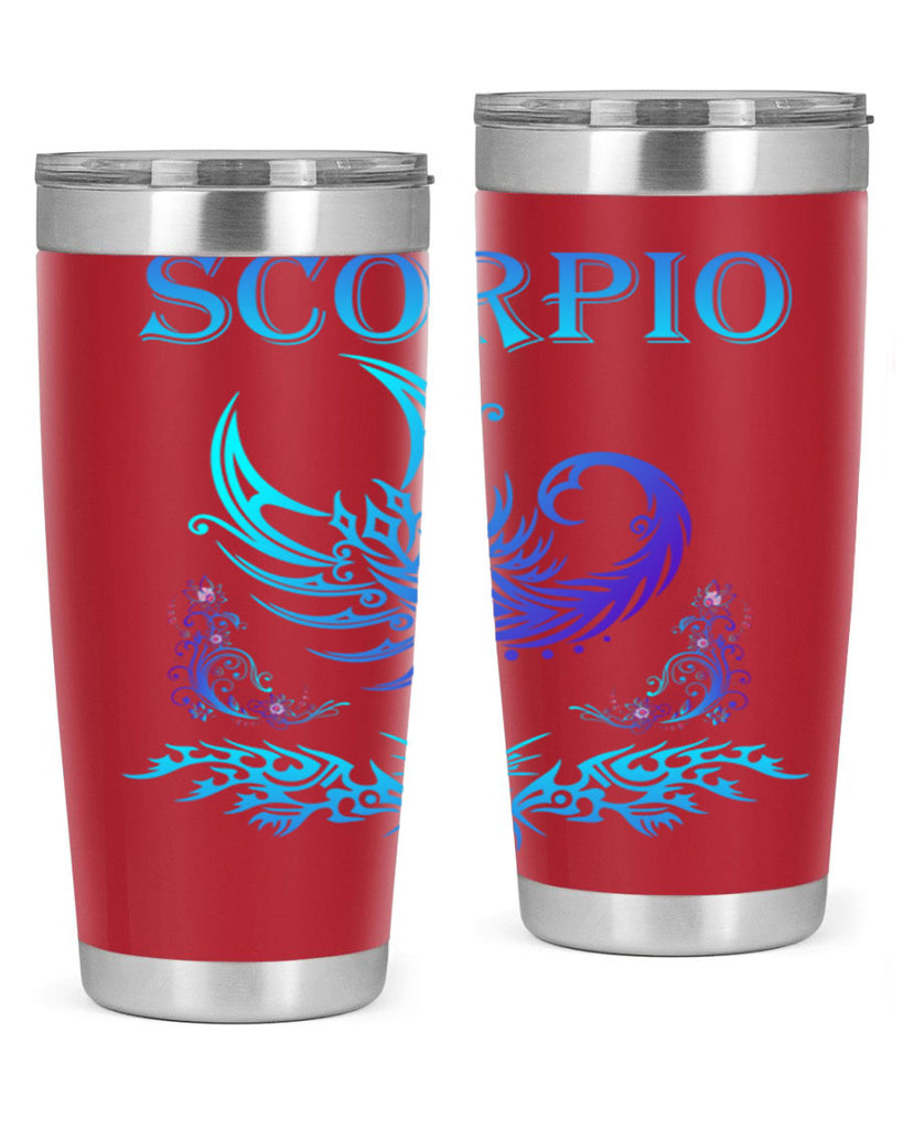 scorpio 449#- zodiac- Tumbler