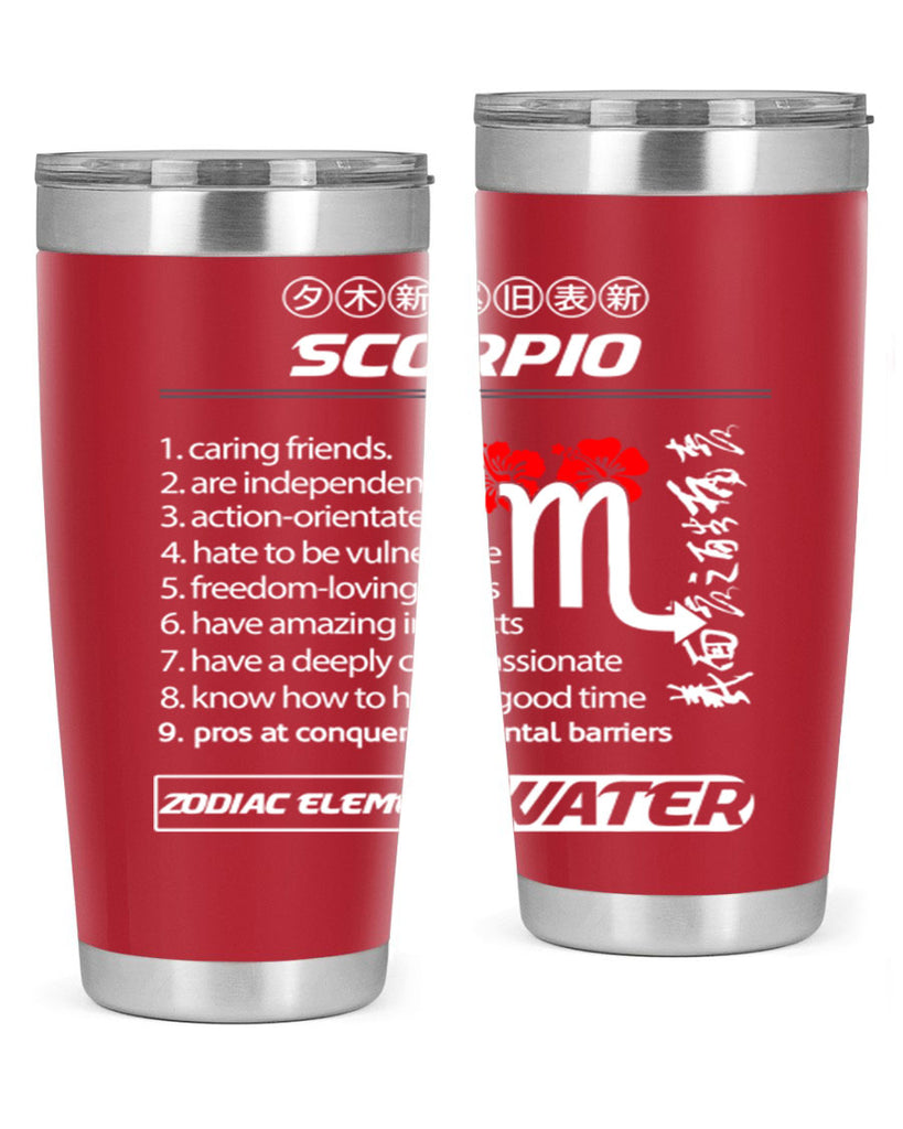 scorpio 456#- zodiac- Tumbler