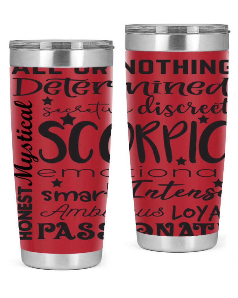 scorpio 572#- zodiac- Tumbler