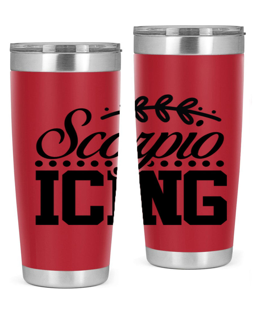scorpio icing 442#- zodiac- Tumbler