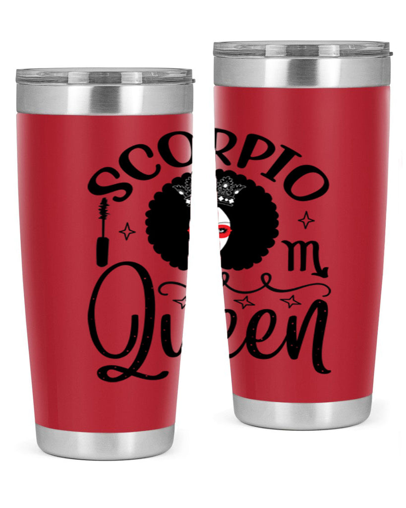 scorpio queen 448#- zodiac- Tumbler