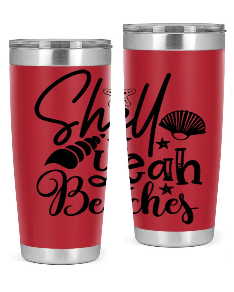 shell yeah beaches Style 75#- summer- Tumbler