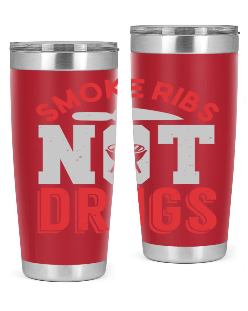 smok ribs not drugs 13#- bbq- Tumbler