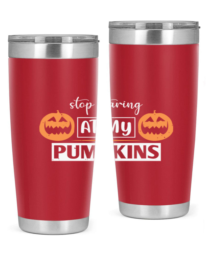 stop staring at my pumpkins 131#- halloween- Tumbler