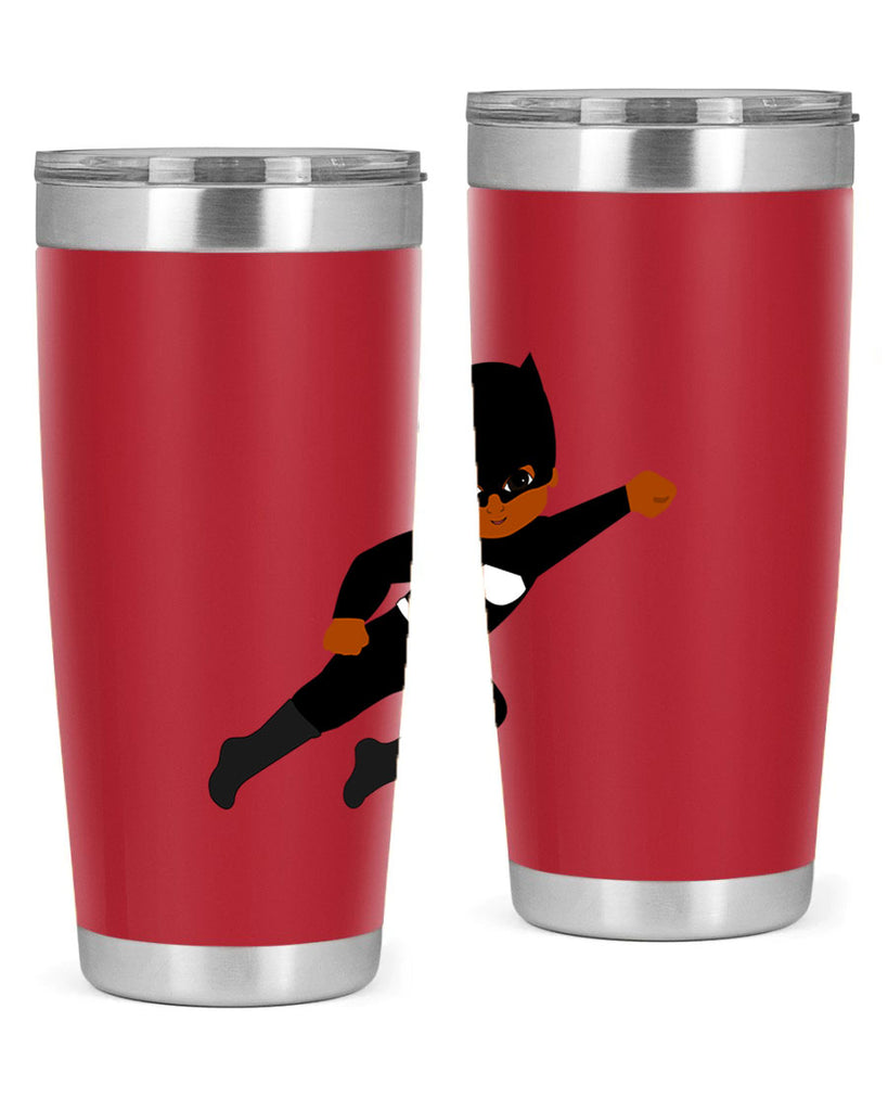 super kid 12#- black men - boys- tumbler