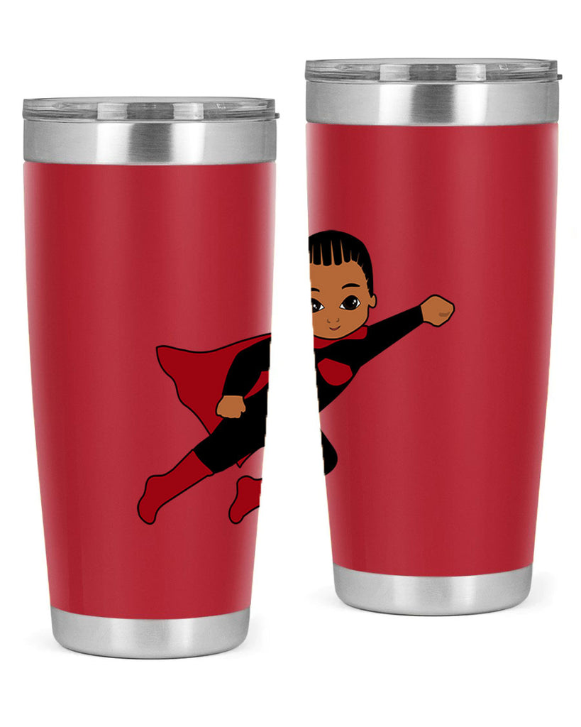 super kid 16#- black men - boys- tumbler