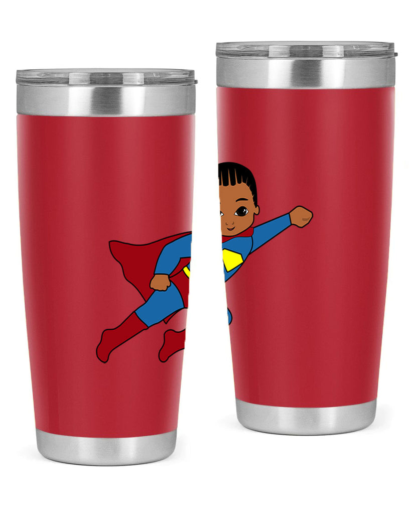 super kid 1#- black men - boys- tumbler