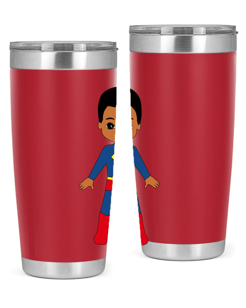 super kid 2#- black men - boys- tumbler