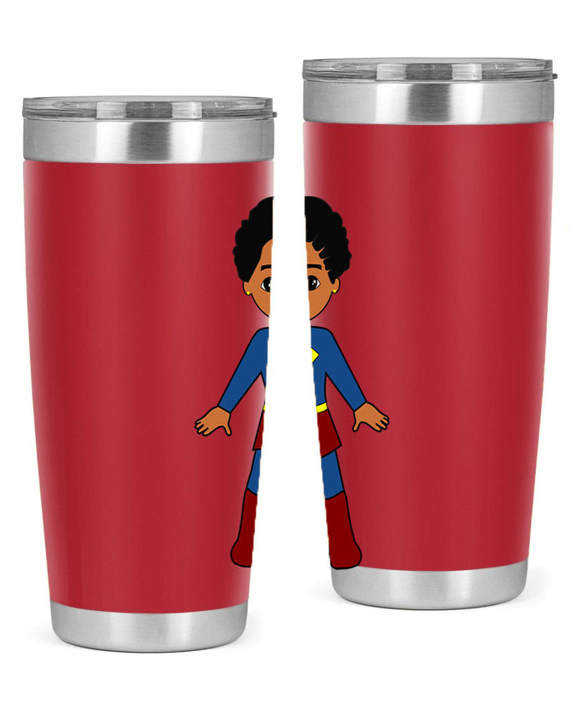 super kid 3#- black men - boys- tumbler