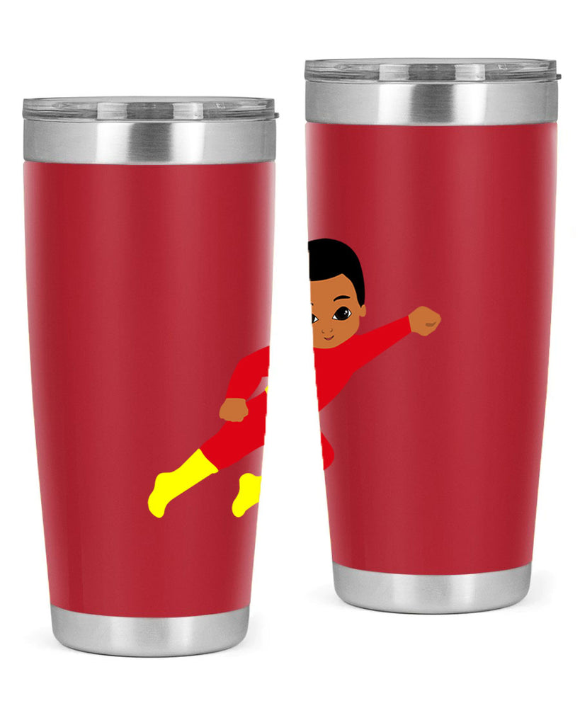 super kid 4#- black men - boys- tumbler