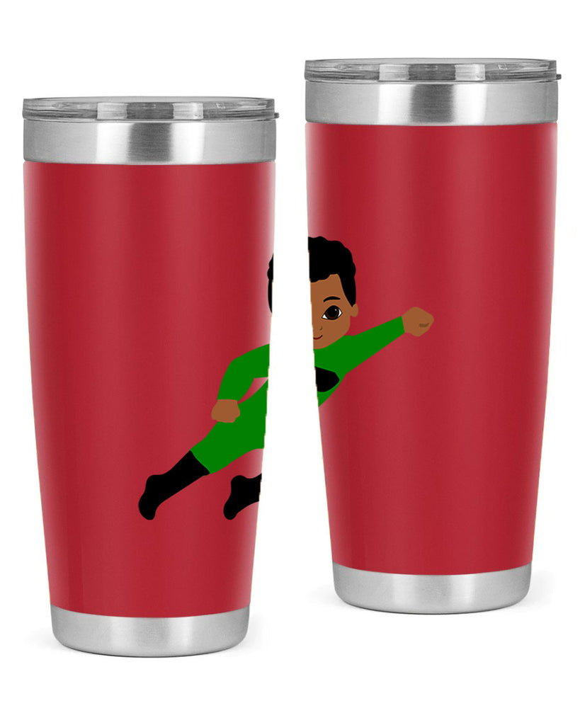 super kid 6#- black men - boys- tumbler