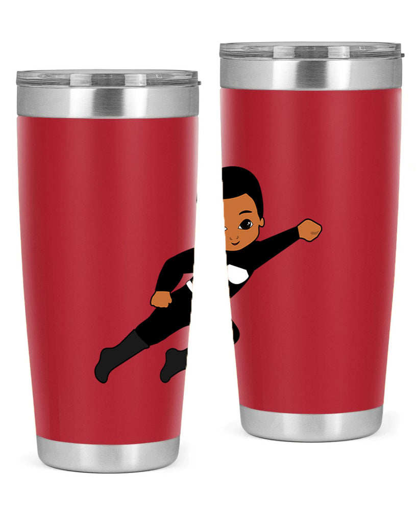 super kid 7#- black men - boys- tumbler